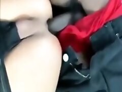 Boys fucking on back seat of a car