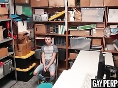 DP fucked twink gets punished for stealing with his daddy