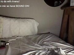White Twink Shows Ass & Plays With Dick On Livestream