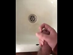 POV: You Wanted to Piss but You Also Came - Uncut Teen Dick Pissing and Cumming