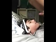 Jovencito mexicano chupando su propio pene