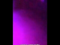 barely legal twink jacking off on blue light