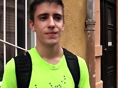 '  CZECH HUNTER 465 -  Twink Strolling The Streets Takes A Break For Some Anal Action'