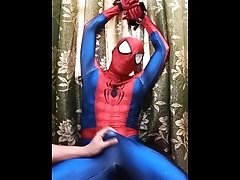 Spidey (IstibLobo) , Teased, Stripped Naked, Given a Handjob, until He Cums