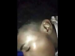 Young black twink sucking dick