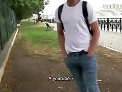 '  CZECH HUNTER 364 -  Handsome Looking Hunk Gets Cash To Suck & Fuck A Big Dick'