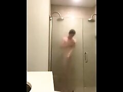 Twink in a Hotel Shower