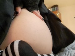 'Dildo fucks her tight ass, sidefuck cute Gay Femboy 20 Years Old  Cosplay Fucked'