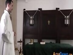 Religious twink gets ass creampied
