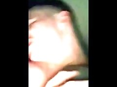 Tiny slut gets slammed in car
