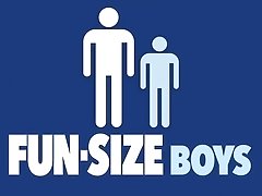 FunSizeBoys - Tiny twink fucked bareback by muscle daddy trainer