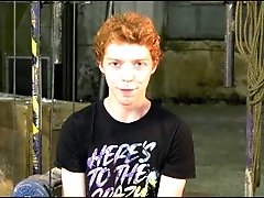 Ginger twink submits to bondage and nipple torment